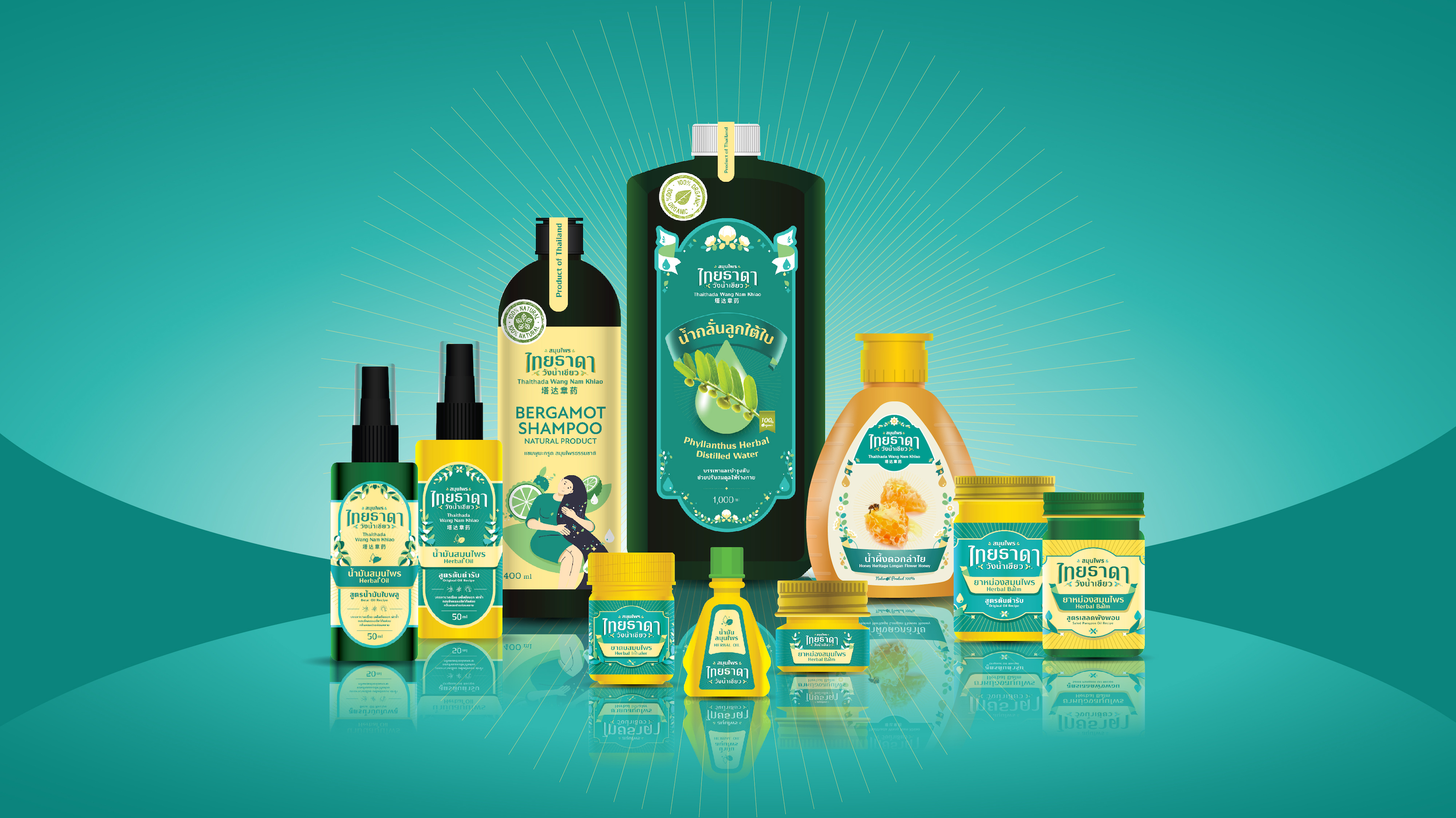 Thaithada Packaging designed by indeedly studio