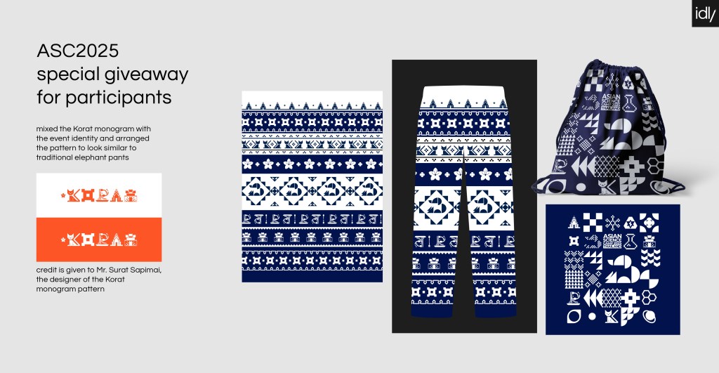 ASC2025 Identity Design for Giveaway by indeedly studio